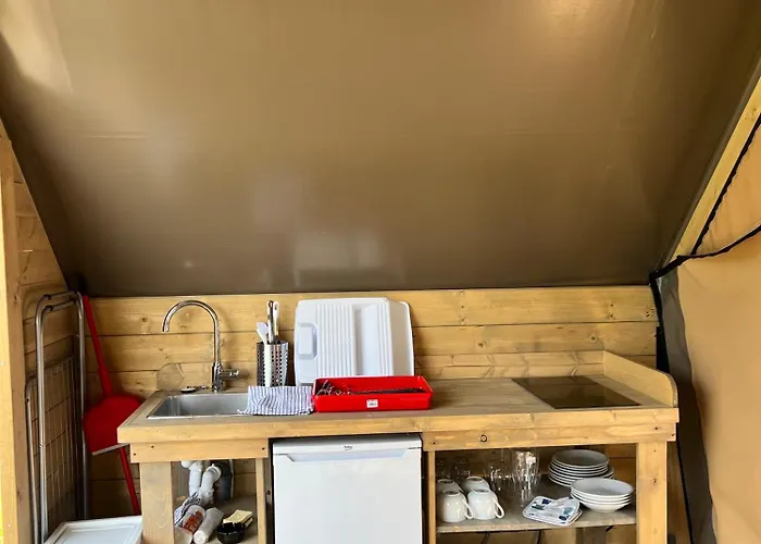 Lüks kamp alanı Glamping Rivabella Lecco