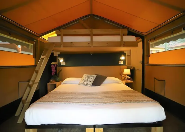 Glamping Rivabella Lüks kamp alanı Lecco